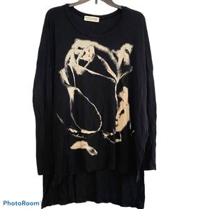 Black Rose Graphic Long Sleeve